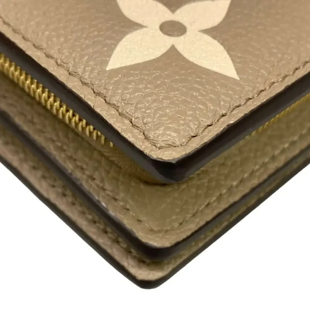 Louis Vuitton Portefeuille Clare Bicolor Monogram Amplant Bifold Wallet M29452